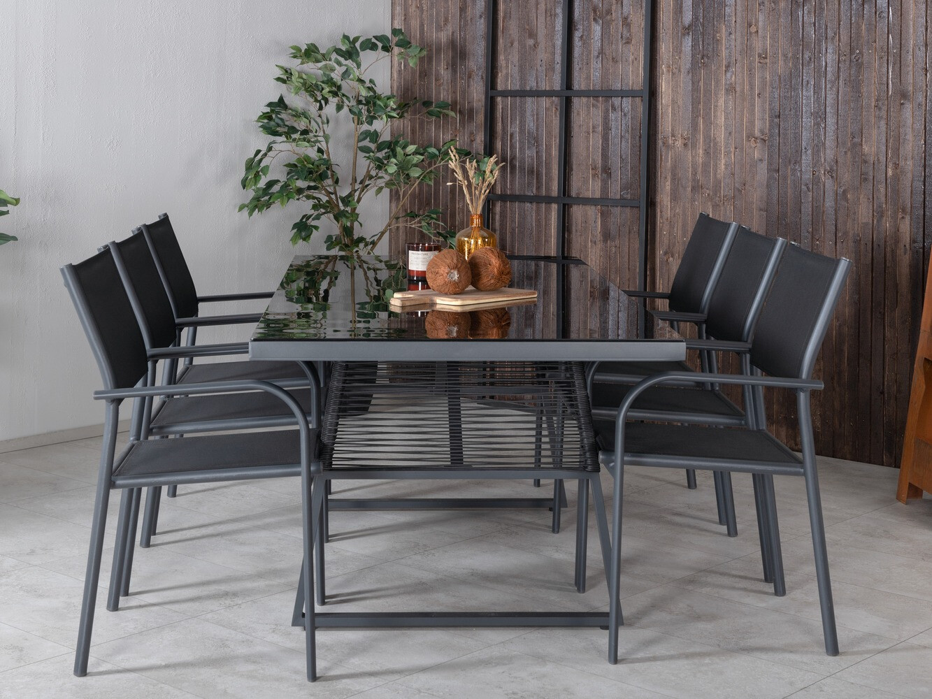 Conjunto de mesa y sillas Dallas 1048