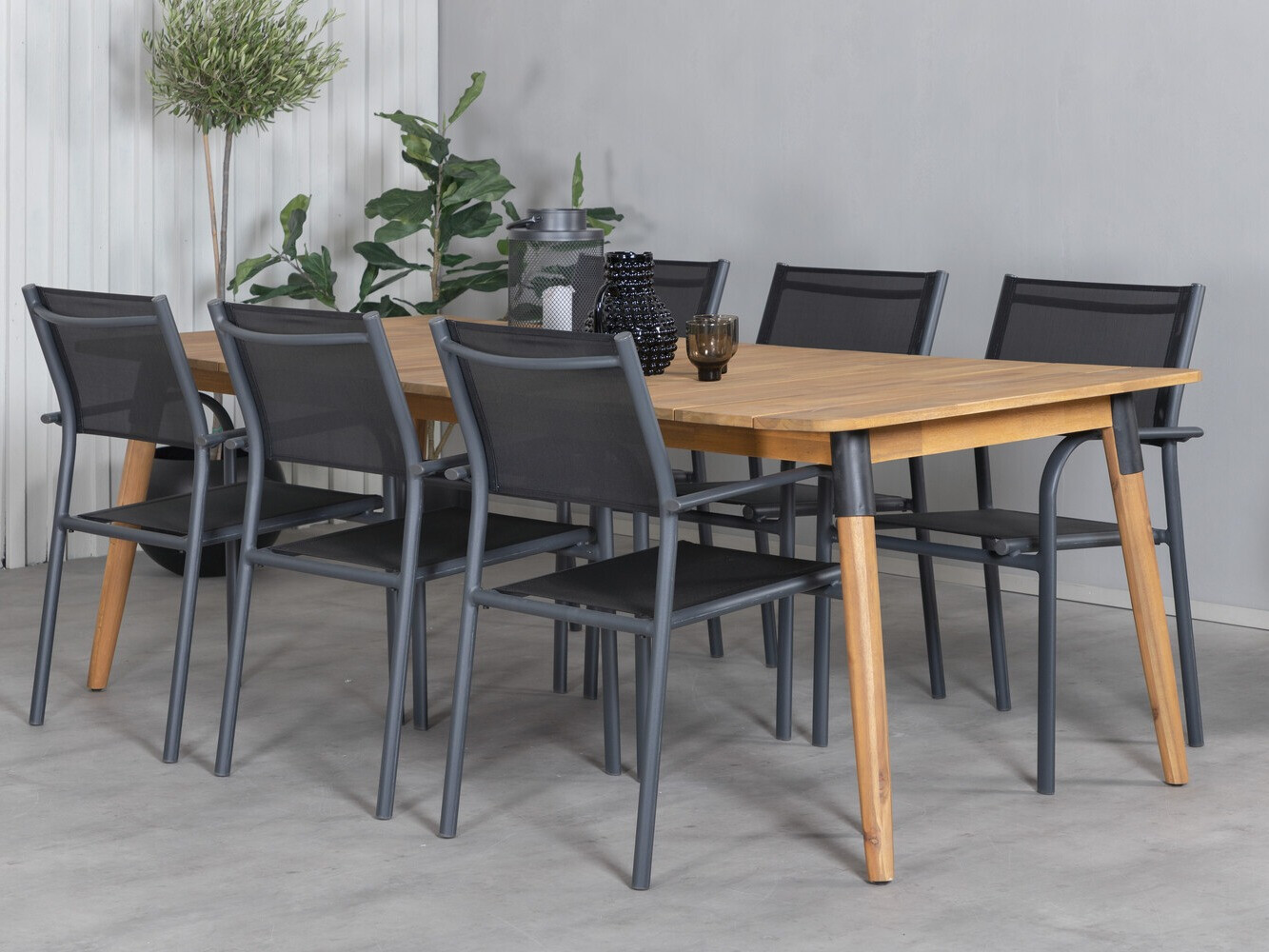 Conjunto de mesa y sillas Dallas 2876
