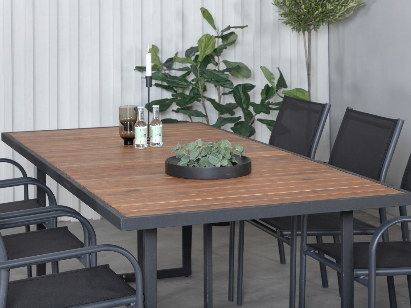 Conjunto de mesa y sillas Dallas 2916