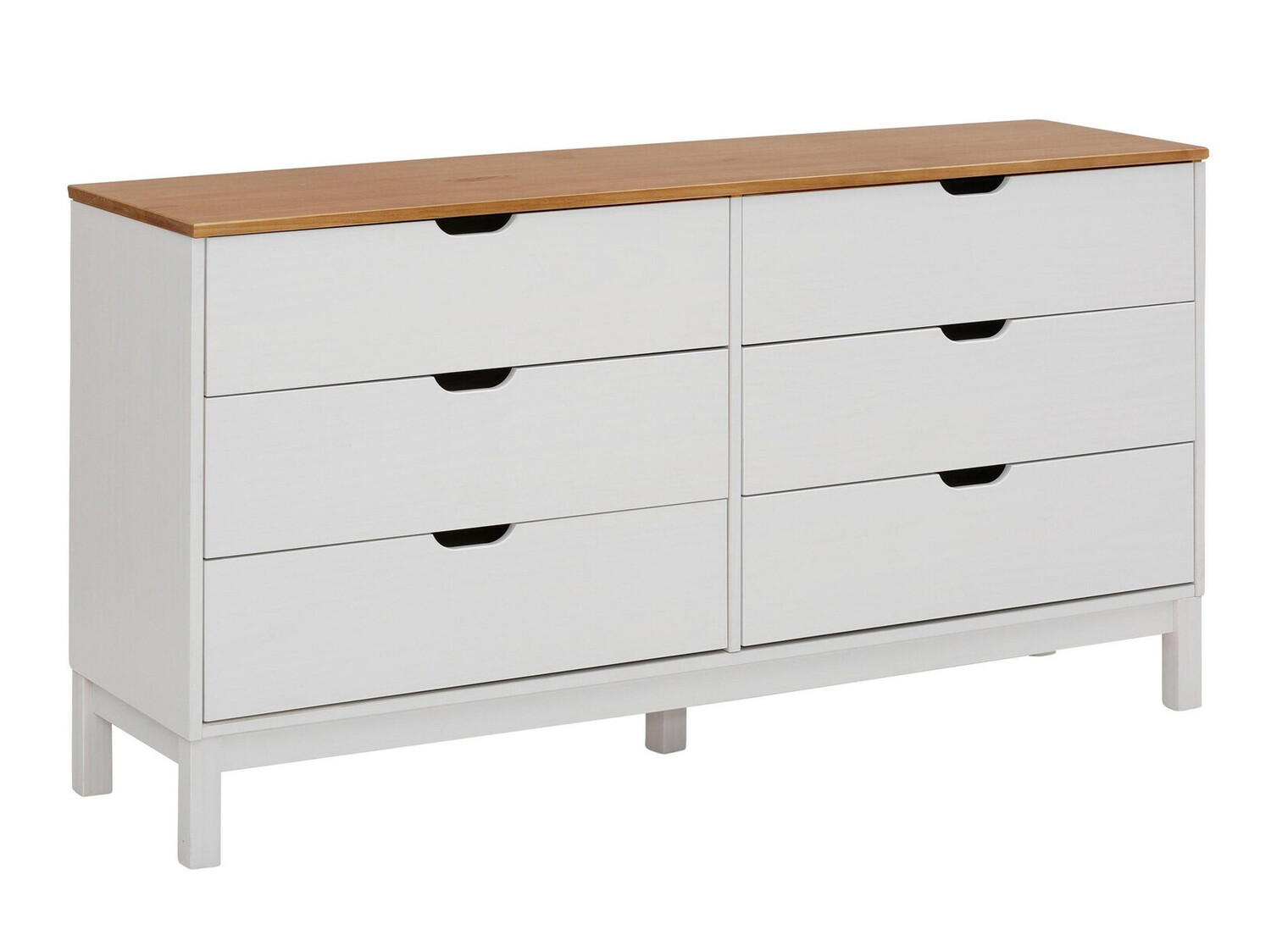 Cómoda Denton 546 (Blanco + Marrón)