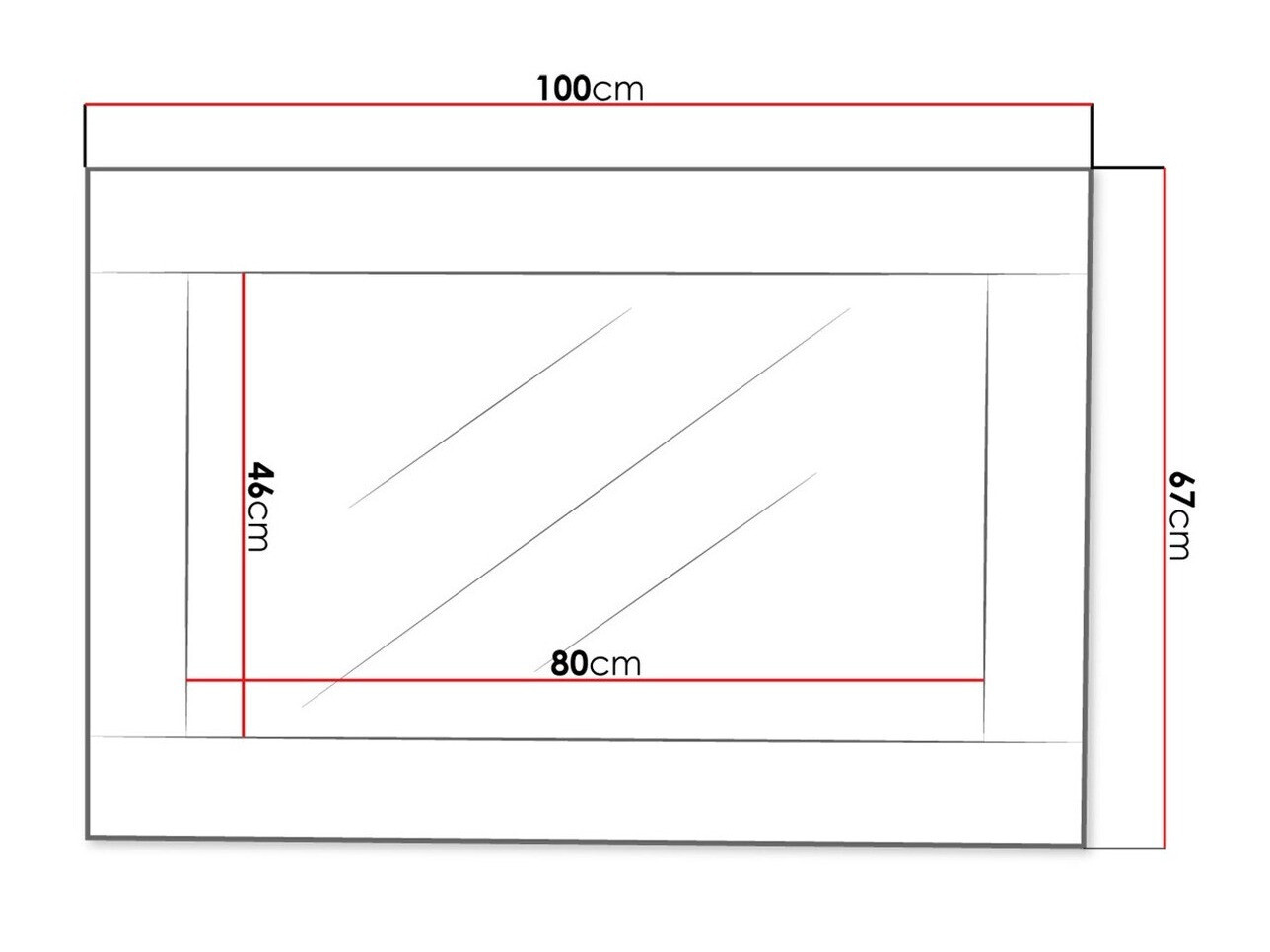 Espejo Melfeli 117 (Roble Sonoma)