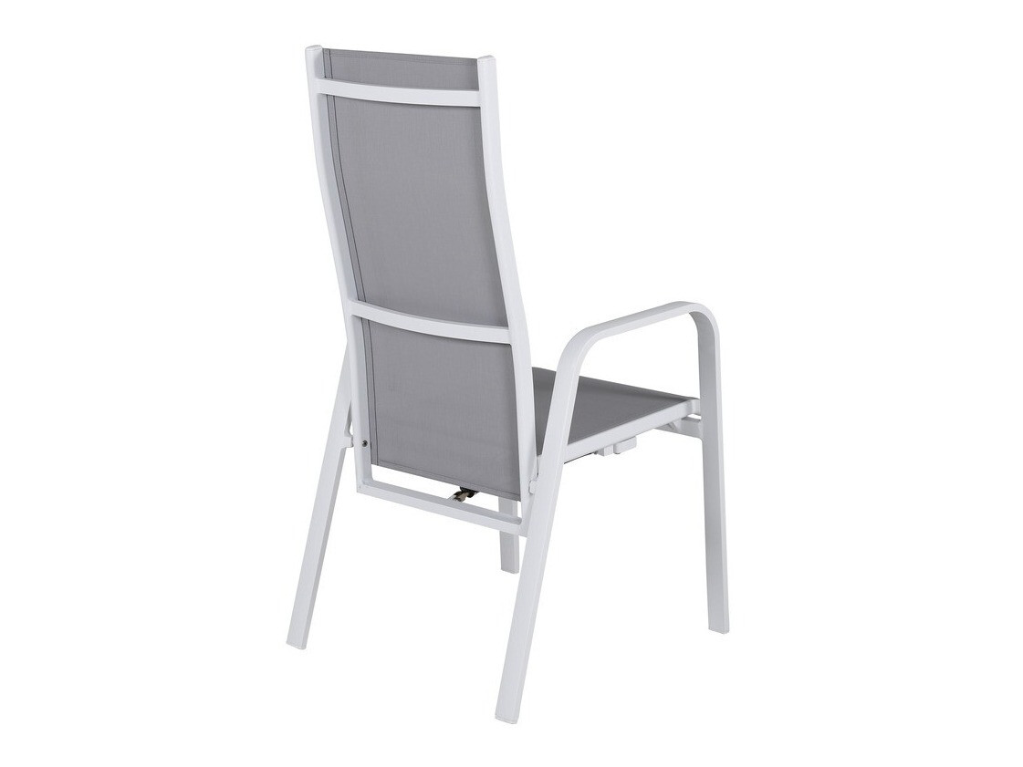 Silla para exterior Dallas 2776 (Blanco + Gris)