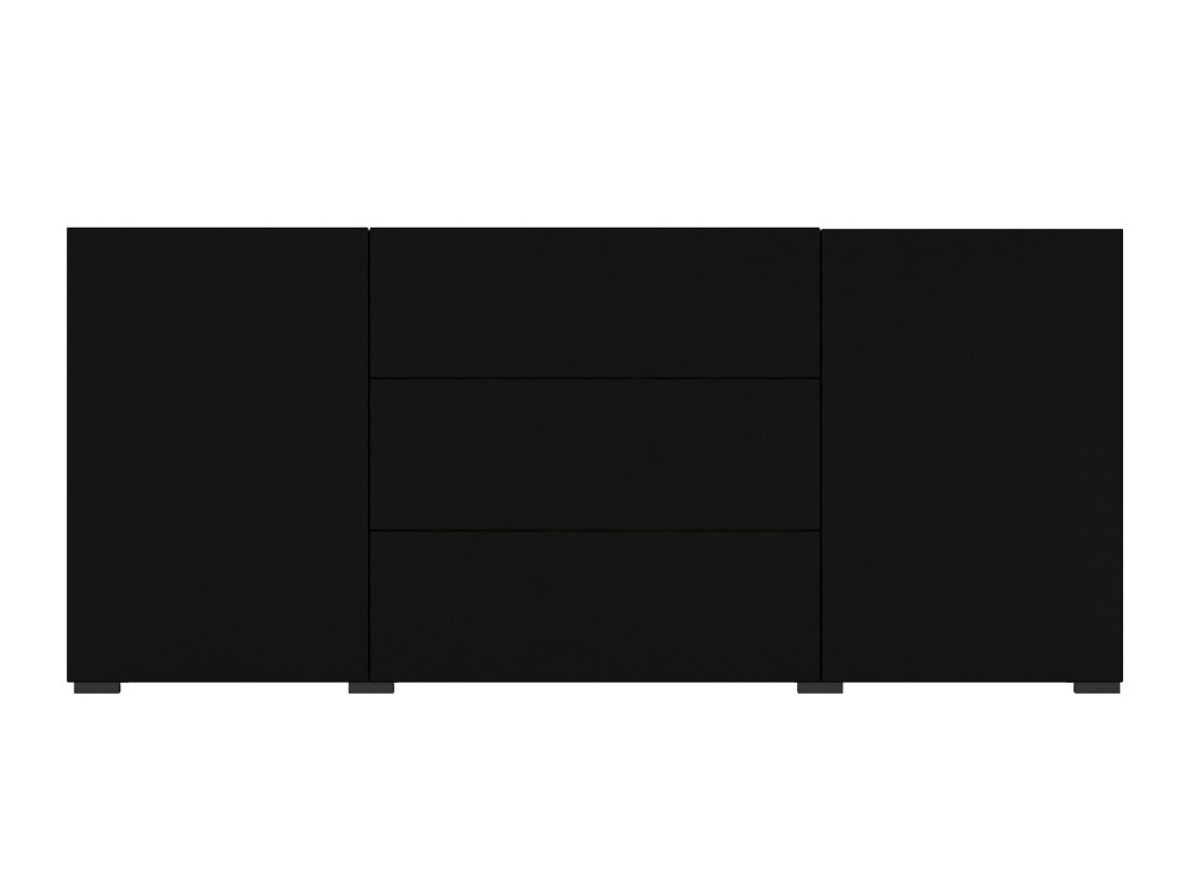 Cómoda Revmiru 103 (Negro + Roble wotan)