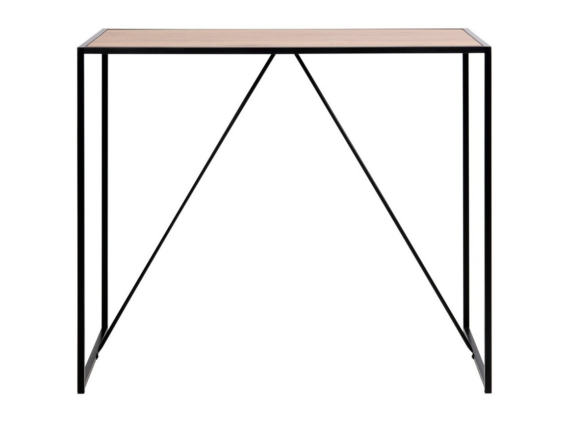 Mesa de bar Norsica Sevferi 162 (Negro + Roble salvaje)