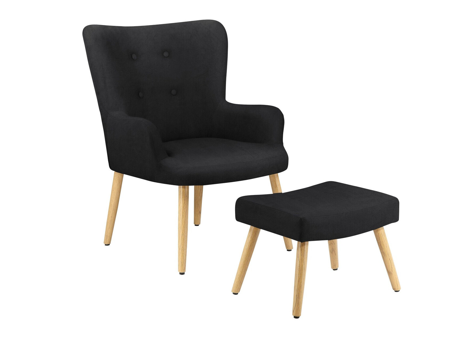 Sillón Denton 326 (Negro + Marrón)
