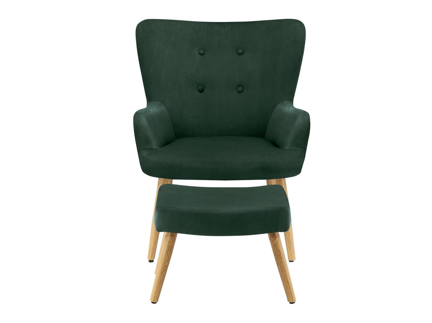 Sillón Denton 326 (Verde + Marrón)