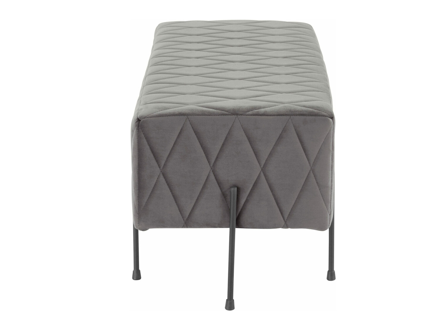 Banco acolchado Denton 549 (Gris + Negro)