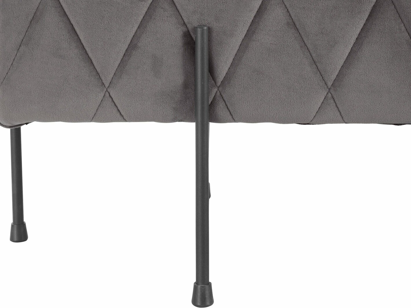 Banco acolchado Denton 549 (Gris + Negro)