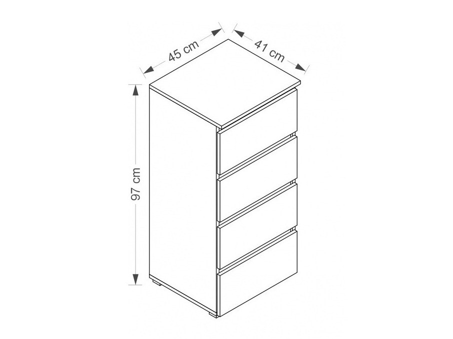 Cómoda Cirdora 106 (Roble Sonoma)