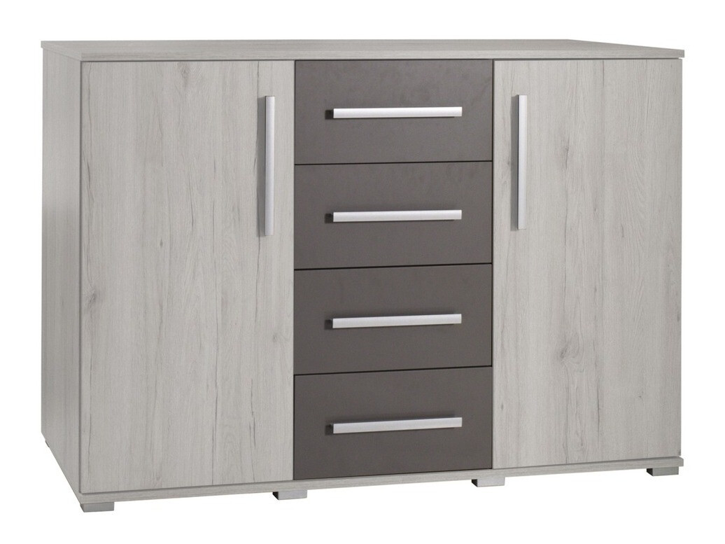 Cómoda Murrieta 148 (Pino nórdico + Gris)