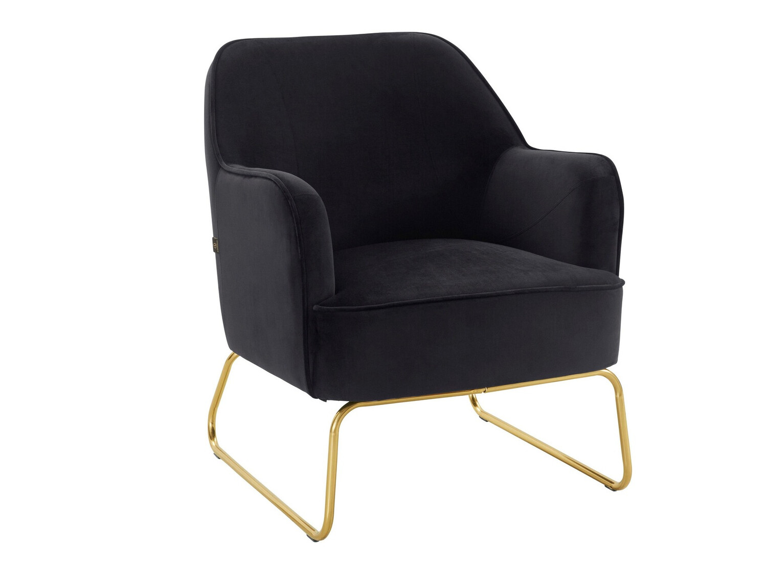 Sillón Denton 327 (Negro + Dorado)