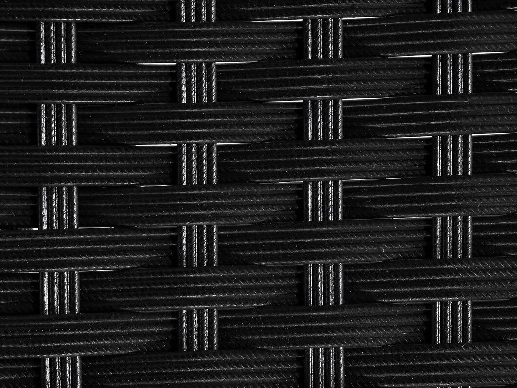 Conjunto de mesa y sillas Comfort Garden 1579 (Negro)