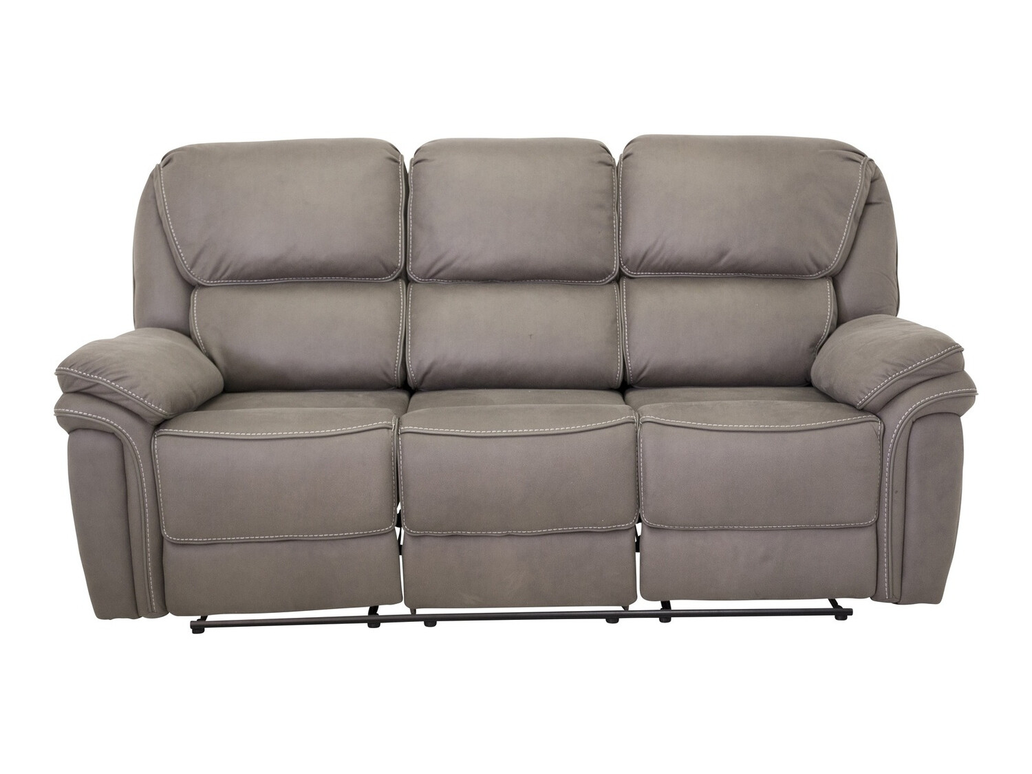 Sofá reclinable Dallas 4724 (Gris)