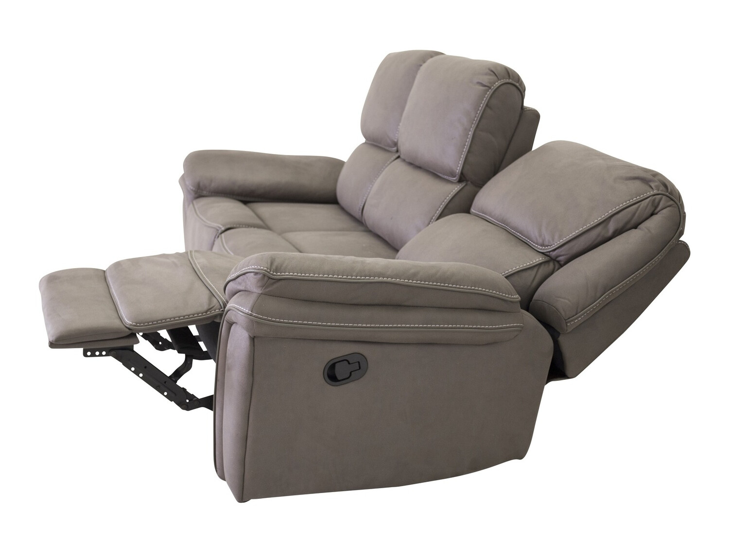 Sofá reclinable Dallas 4724 (Gris)