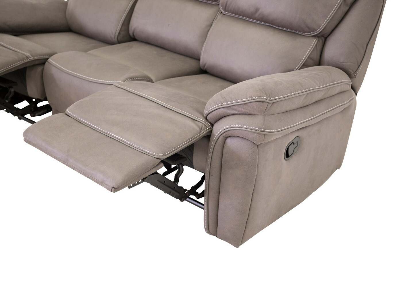 Sofá reclinable Dallas 4724 (Gris)