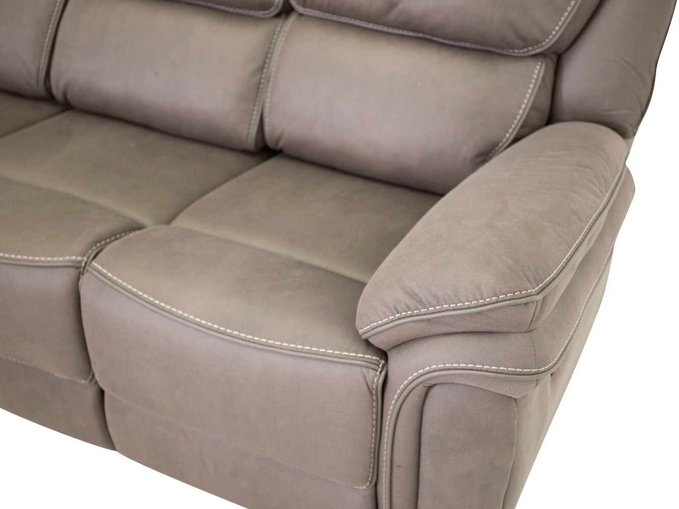 Sofá reclinable Dallas 4724 (Gris)