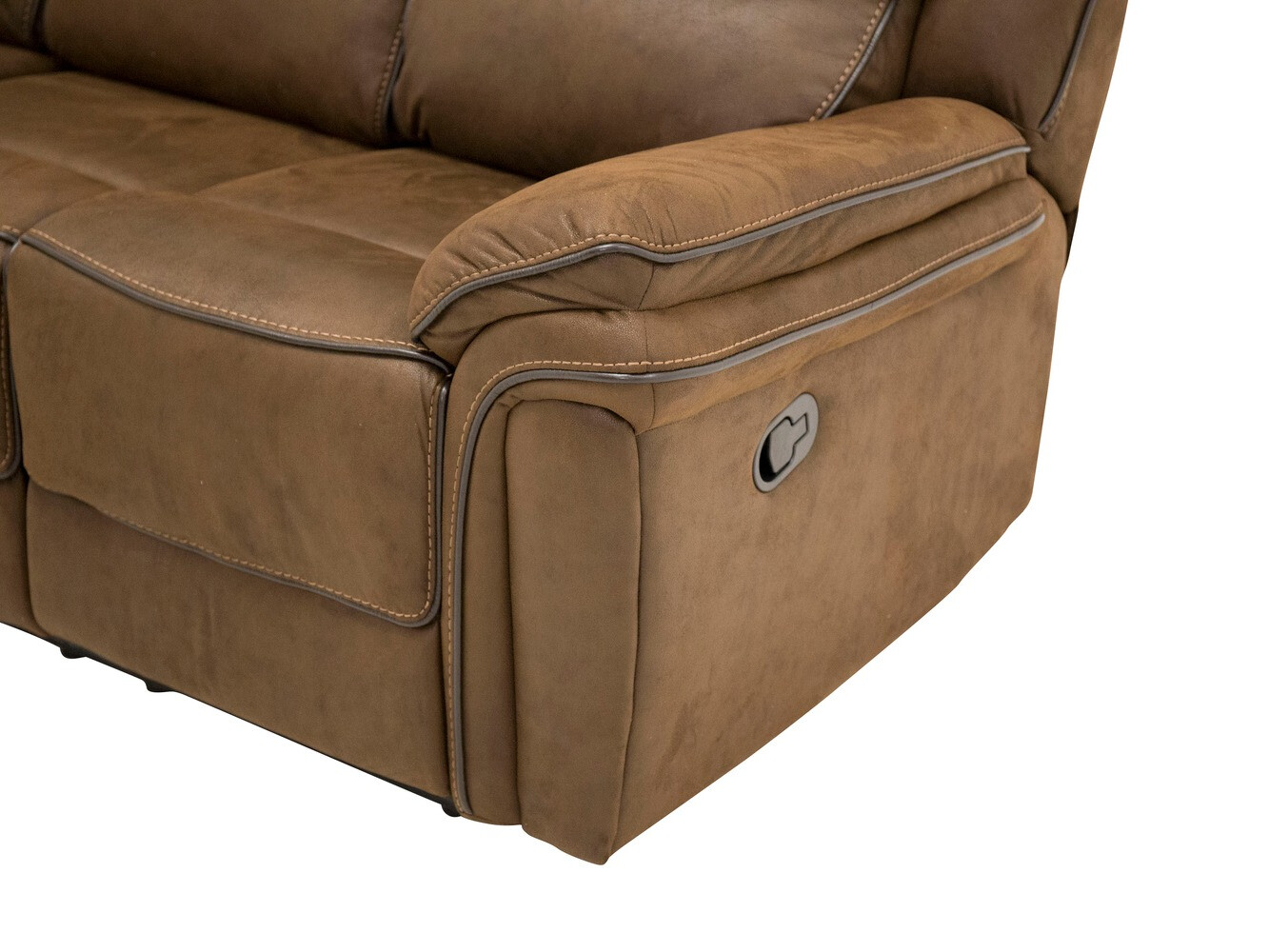 Sofá reclinable Dallas 4724 (Marrón)