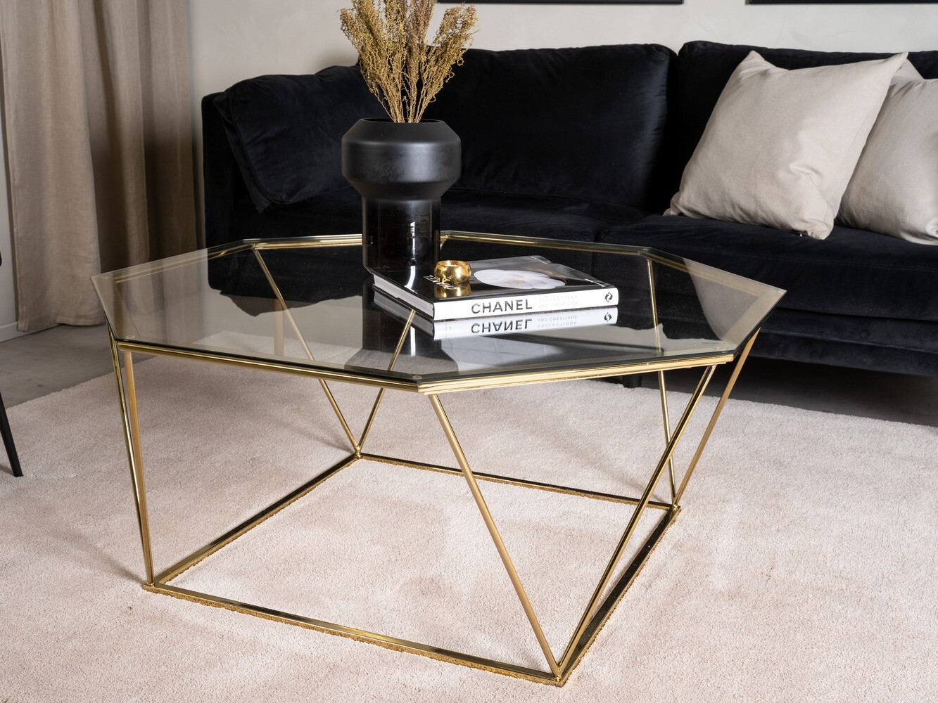 Mesa de centro Dallas 4211 (Dorado)