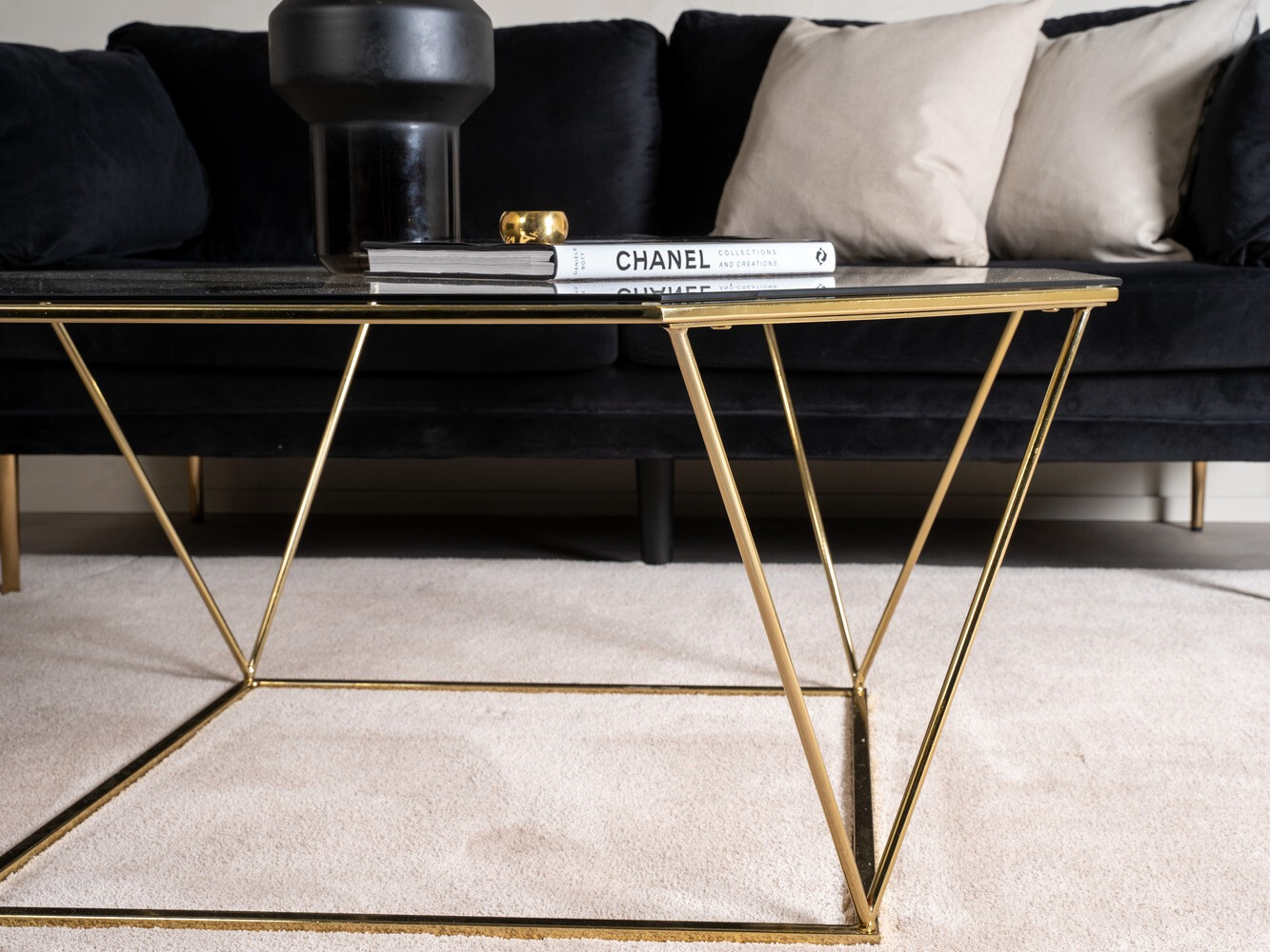 Mesa de centro Dallas 4211 (Dorado)