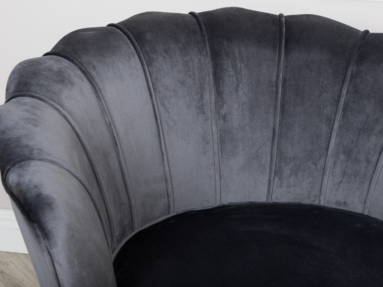 Sillón Dallas 1705 (Gris oscuro + Negro)