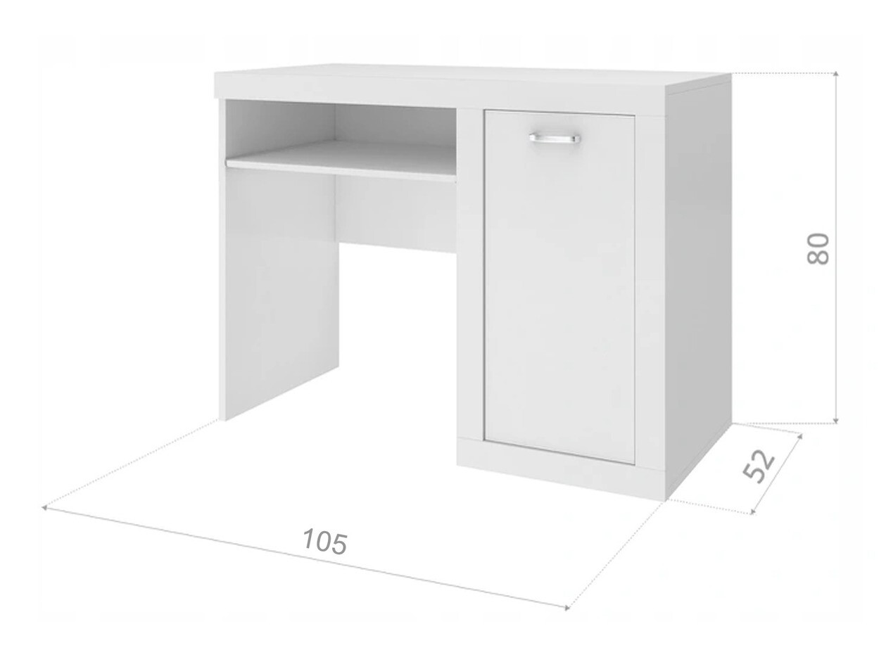 Mesa de oficina Tentive 102 (Blanco)