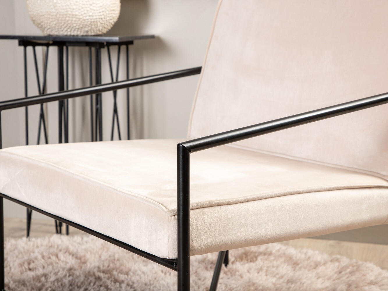 Sillón Dallas 1707 (Beige +Negro)