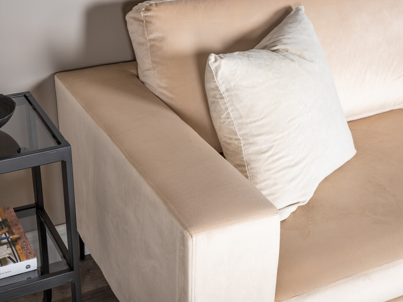 Sofá Dallas 2910 (Beige + Negro)