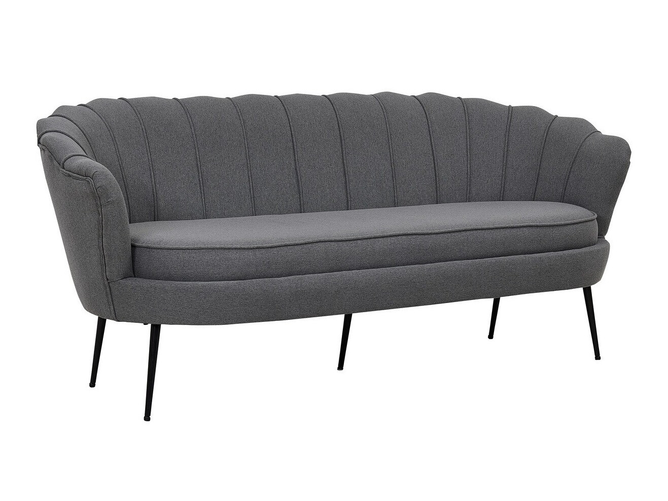 Sofá Dallas 2917 (Gris + Negro)