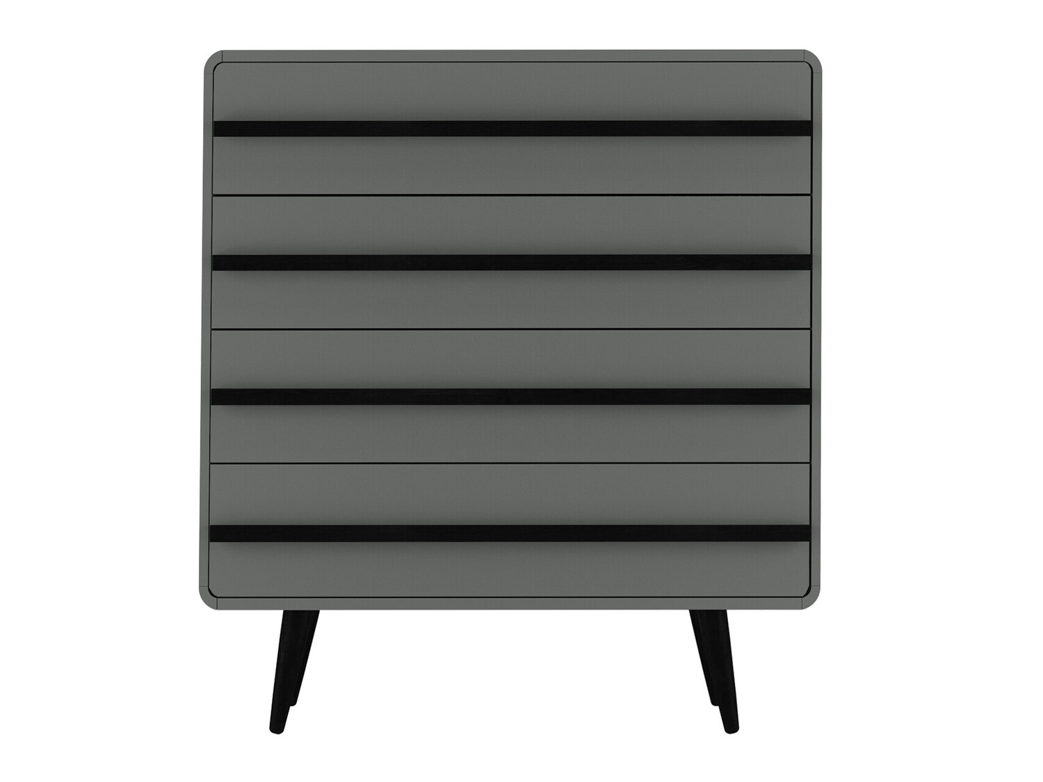 Cómoda Denton 566 (Gris + Negro)