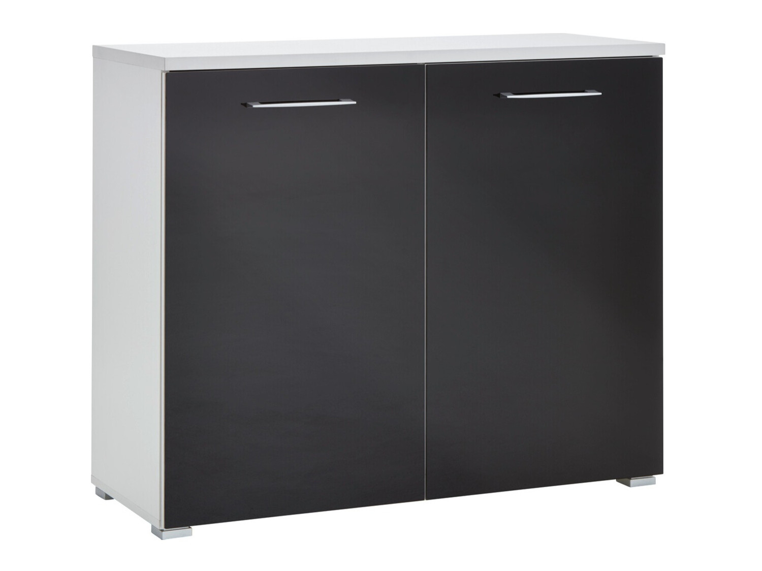 Aparador Sacramento 351 (Gloss antracita + Blanco)