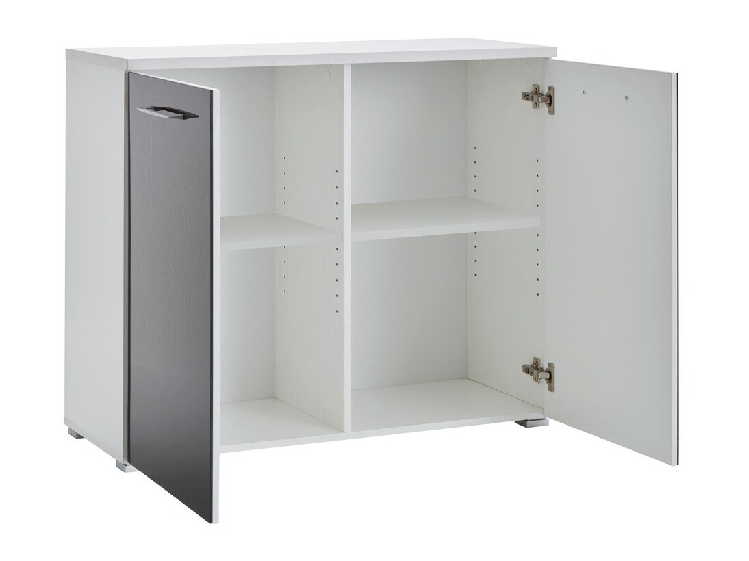 Aparador Sacramento 351 (Gloss antracita + Blanco)