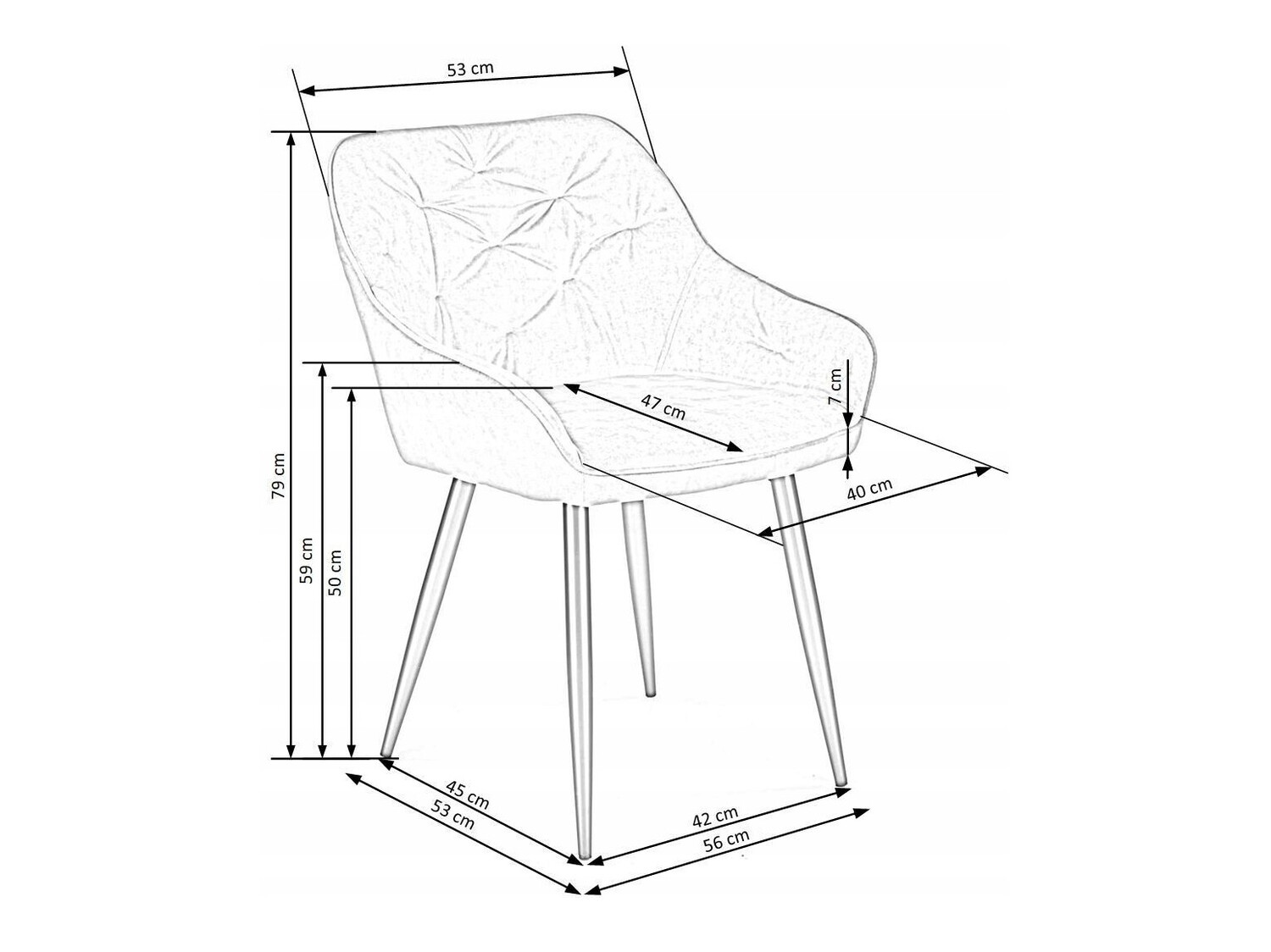 Silla Houston 813 (Amarillo)