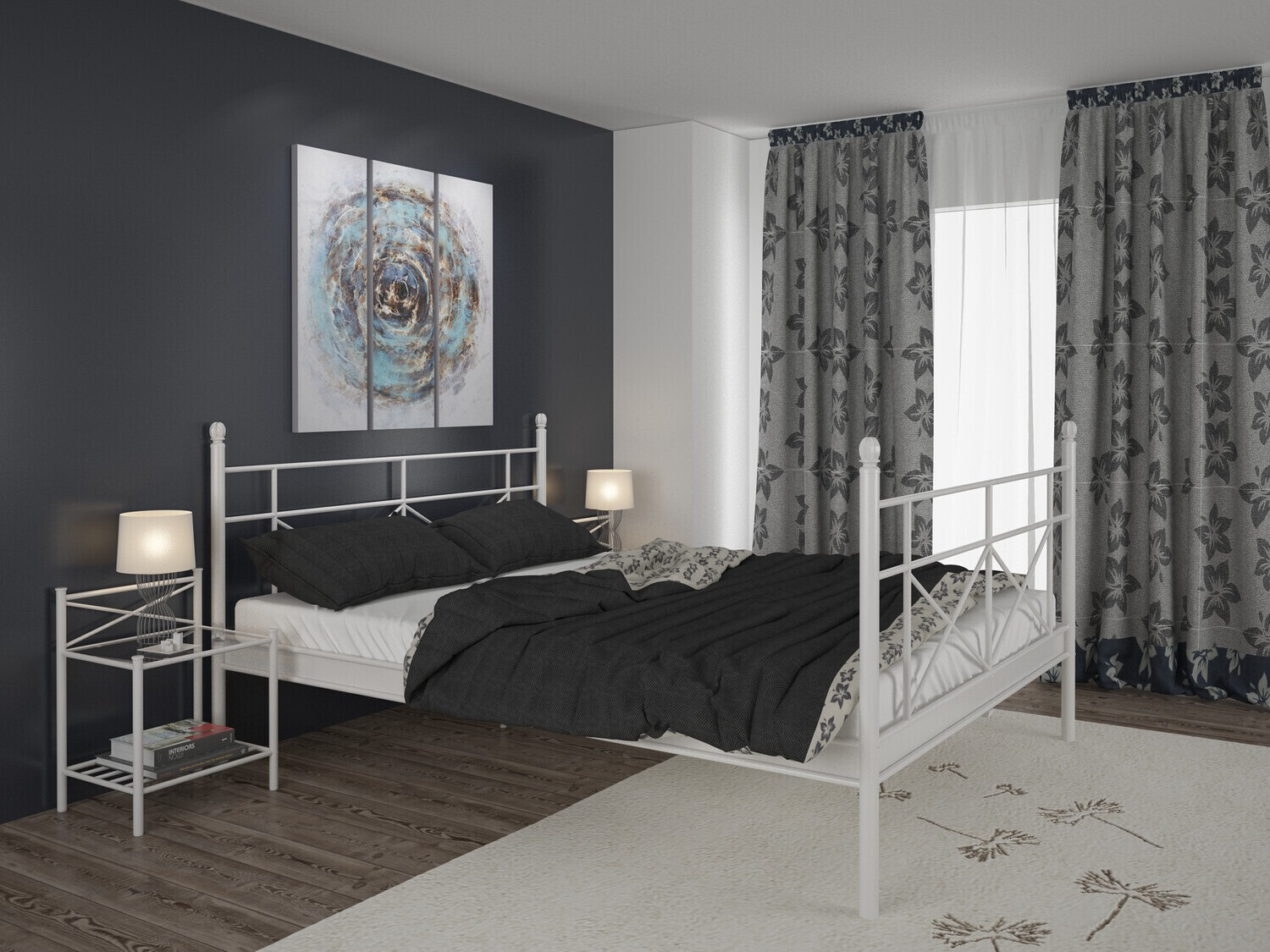 Cama Denton 153 (Blanco)