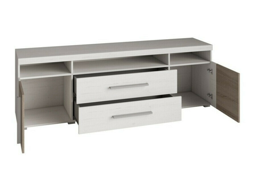 Mueble TV Sorciro 106 (Nuez + Roble oscuro)