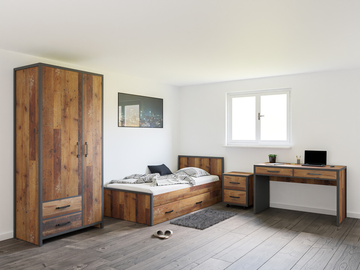 Conjuntos de muebles Belsera 111 (Marrón + Madera gris)