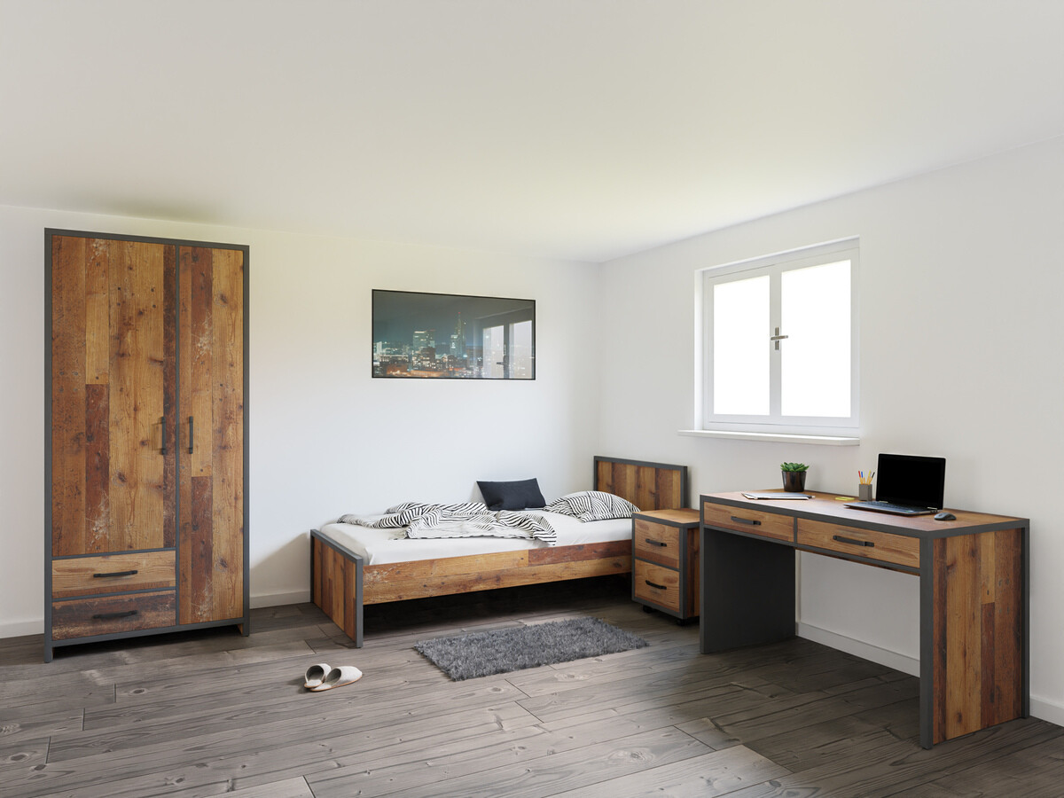 Conjuntos de muebles Belsera 111 (Marrón + Madera gris)