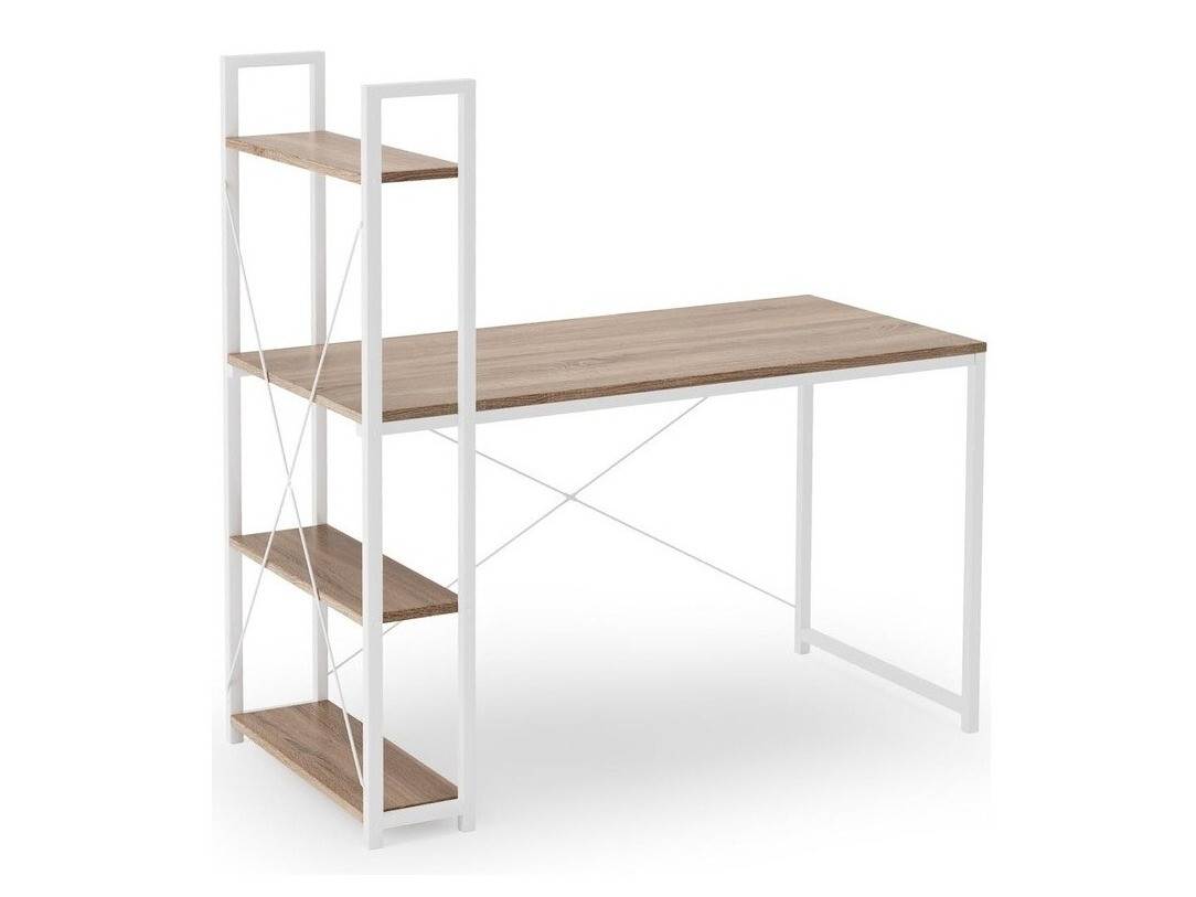 Mesa de oficina Houston 1888 (Roble Sonoma + Blanco)