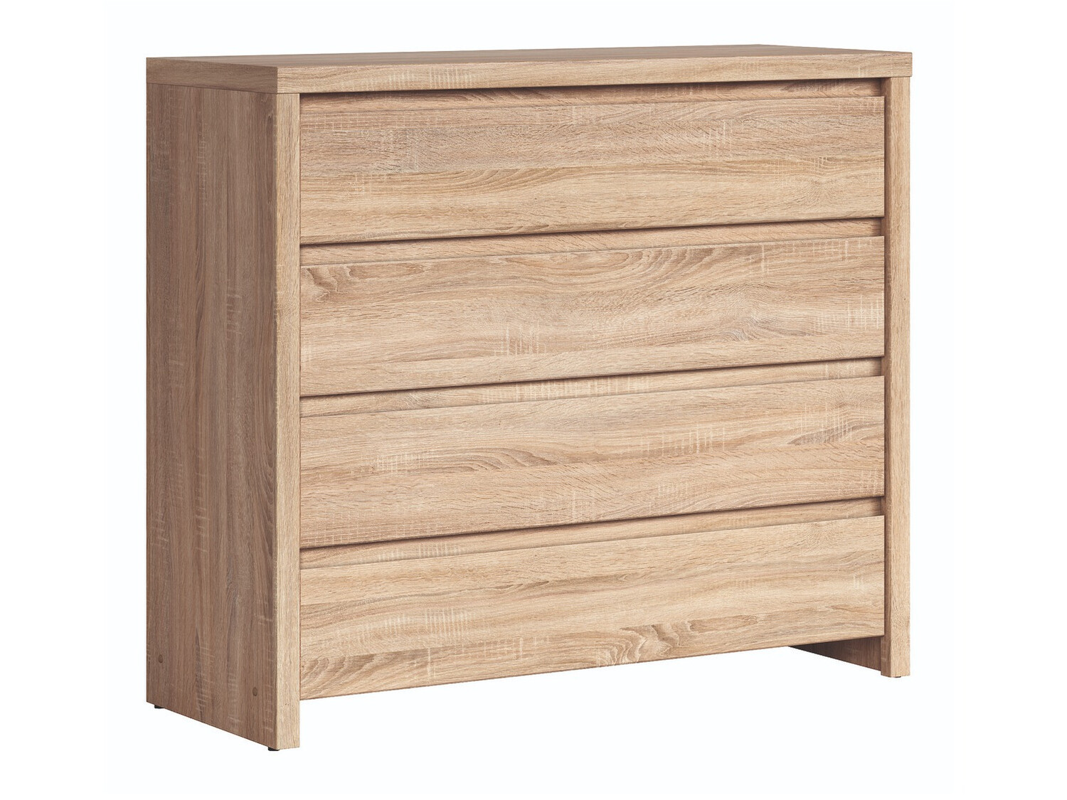 Cómoda Nolroma 105 (Blanco + Roble Sonoma)