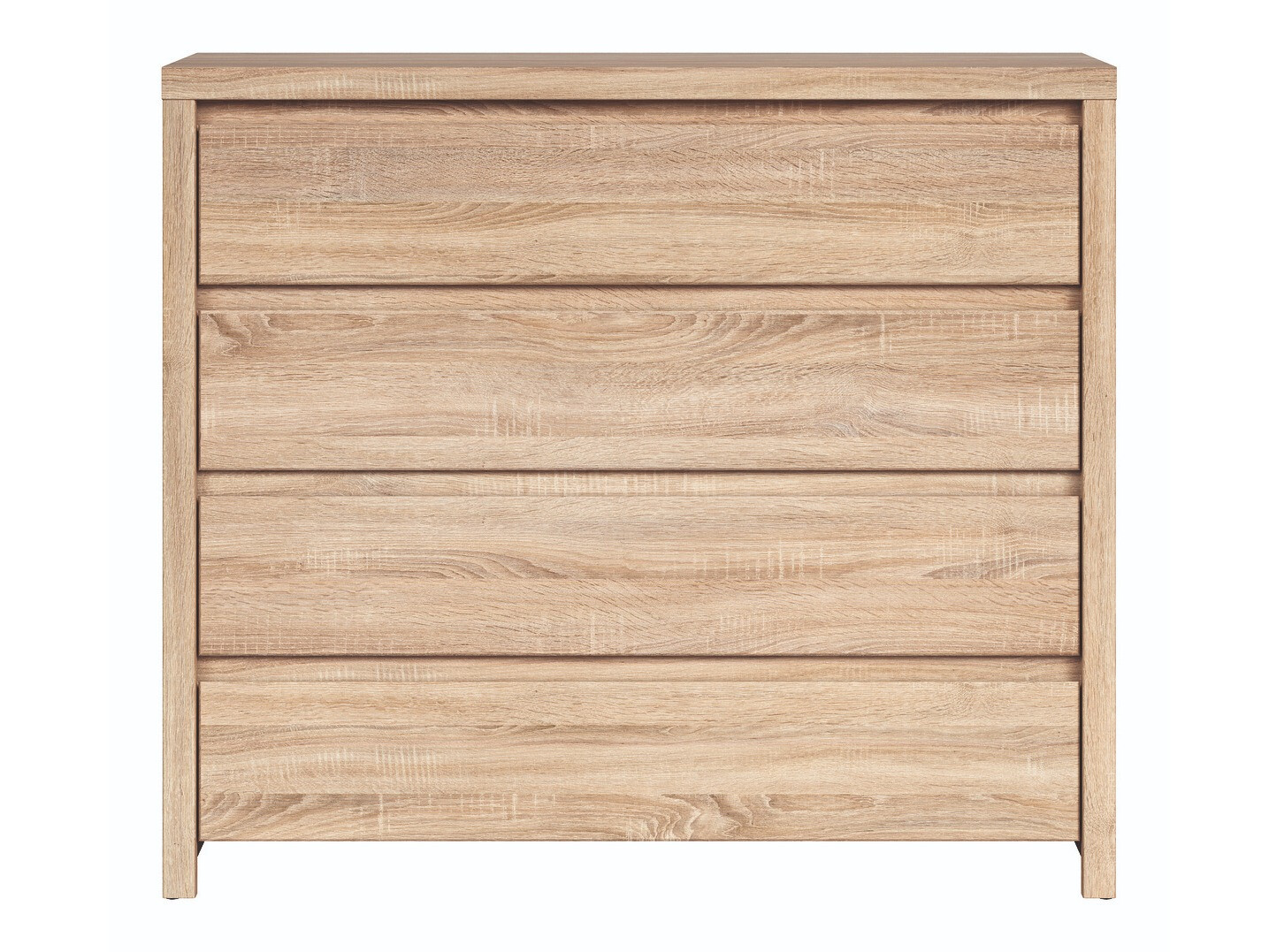 Cómoda Nolroma 105 (Blanco + Roble Sonoma)