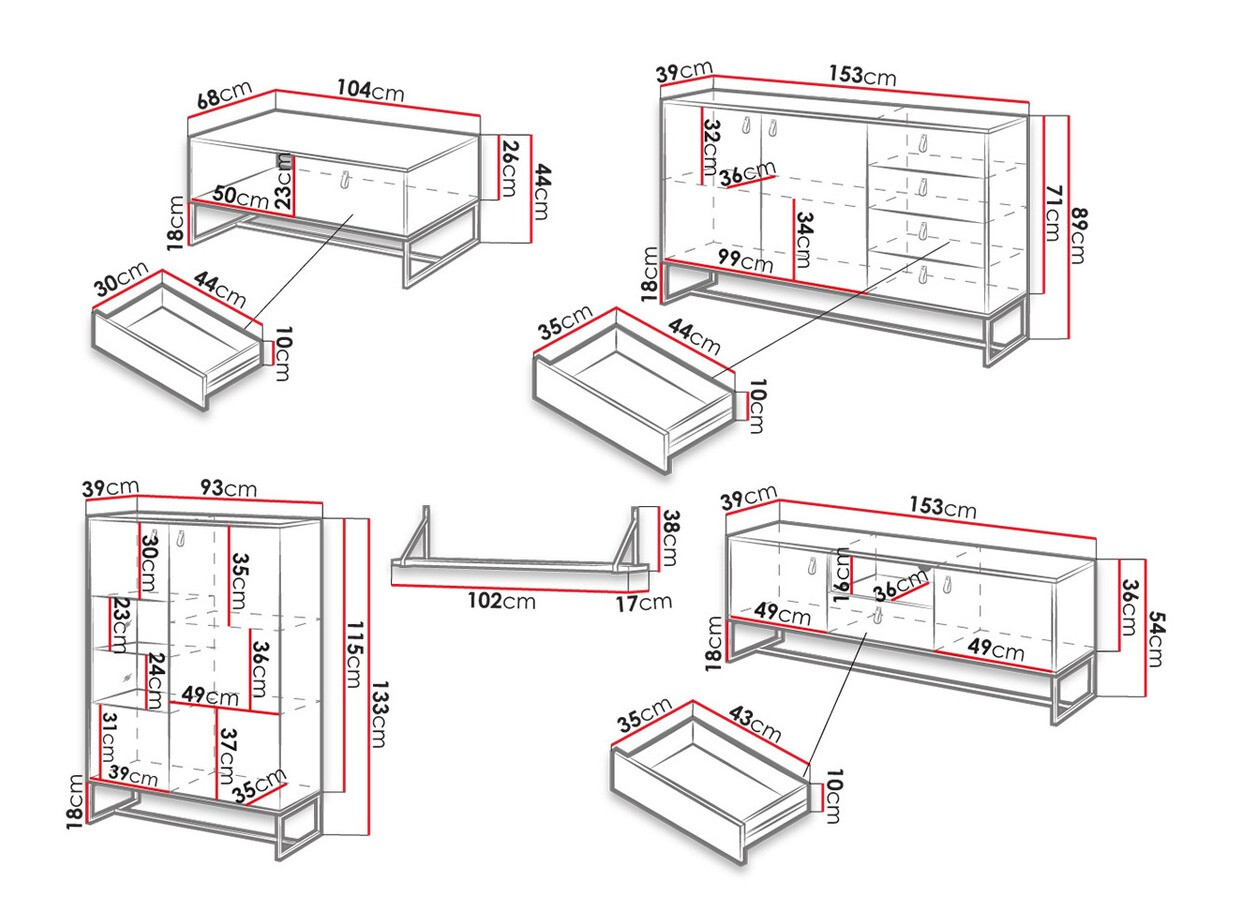 Conjunto de salón Lima E104