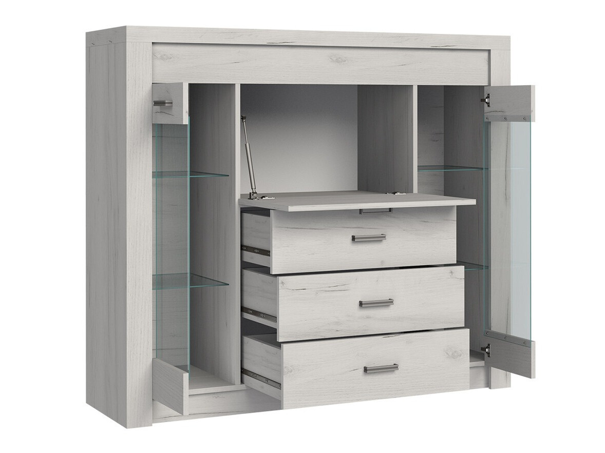 Conjunto de salón Serfeno 121 (Fresno oscuro)