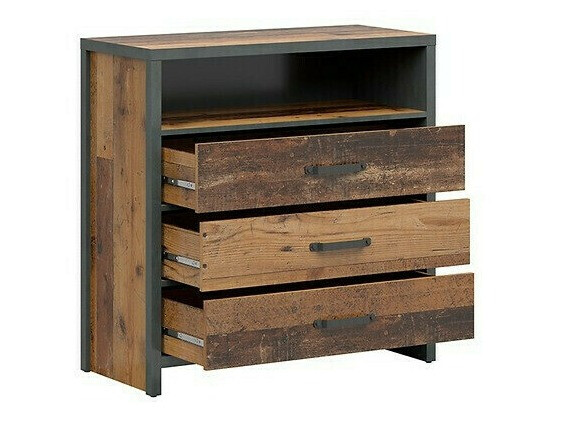 Conjuntos de muebles Belsera 113 (Marrón + Madera gris)