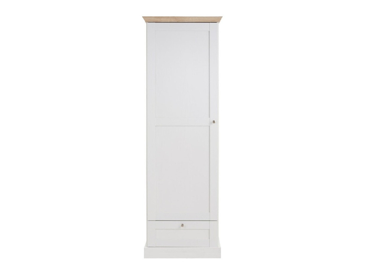 Armario Lirveri 100 (Blanco + Roble claro)