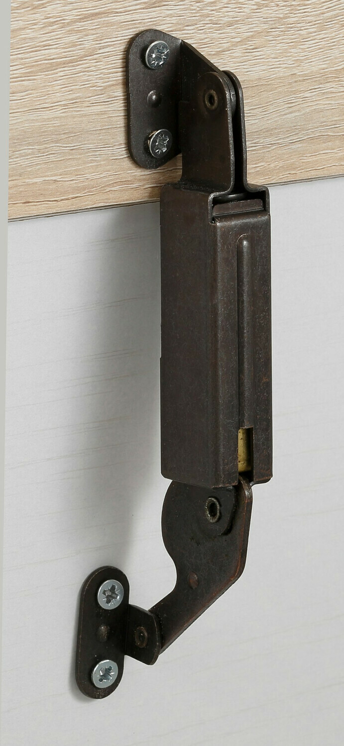 Caja de almacenamiento Lirveri 104 (Blanco + Roble claro)