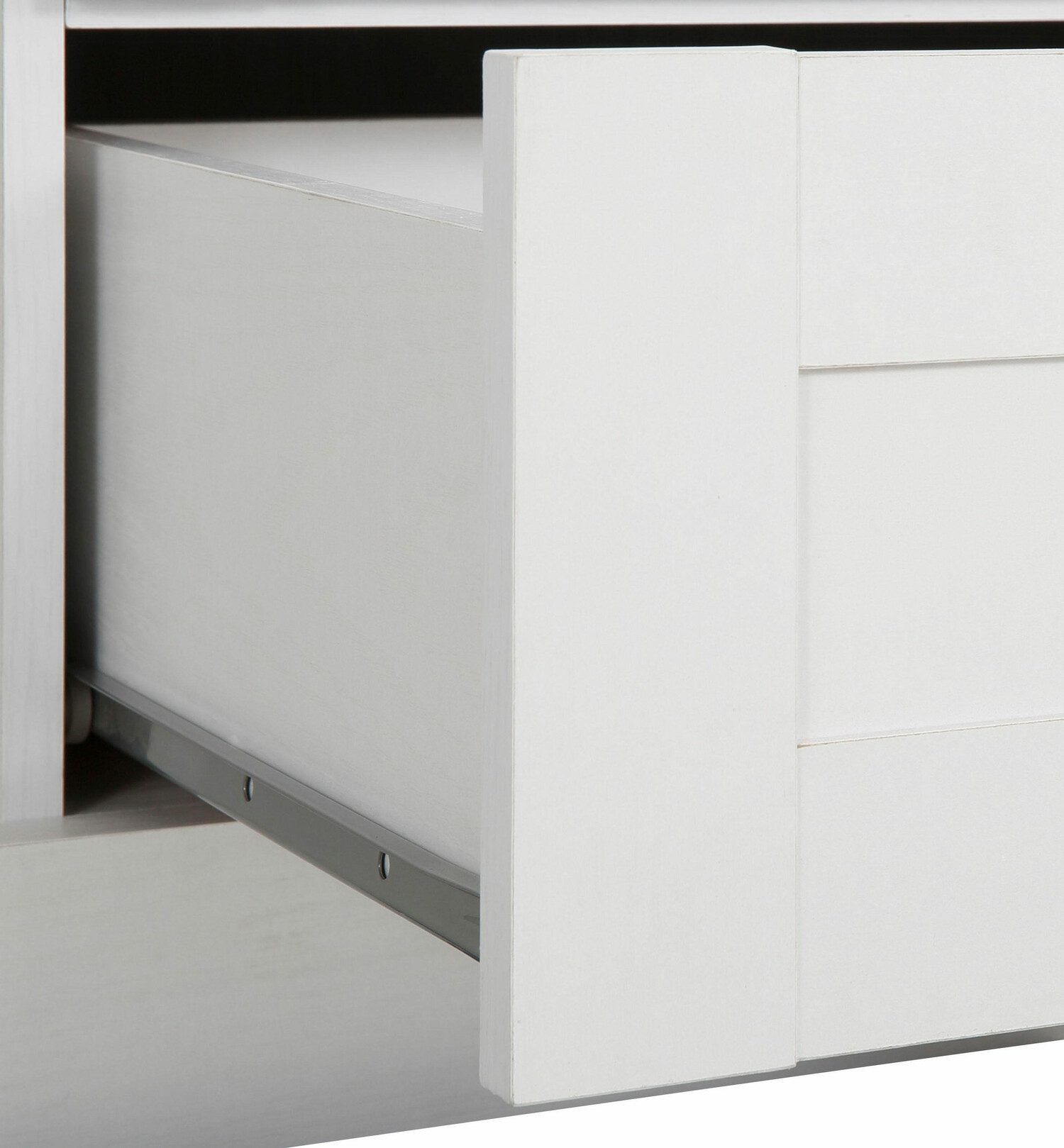 Cómoda Lirveri 102 (Blanco + Roble claro)