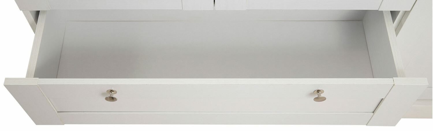 Cómoda Lirveri 103 (Blanco + Roble claro)