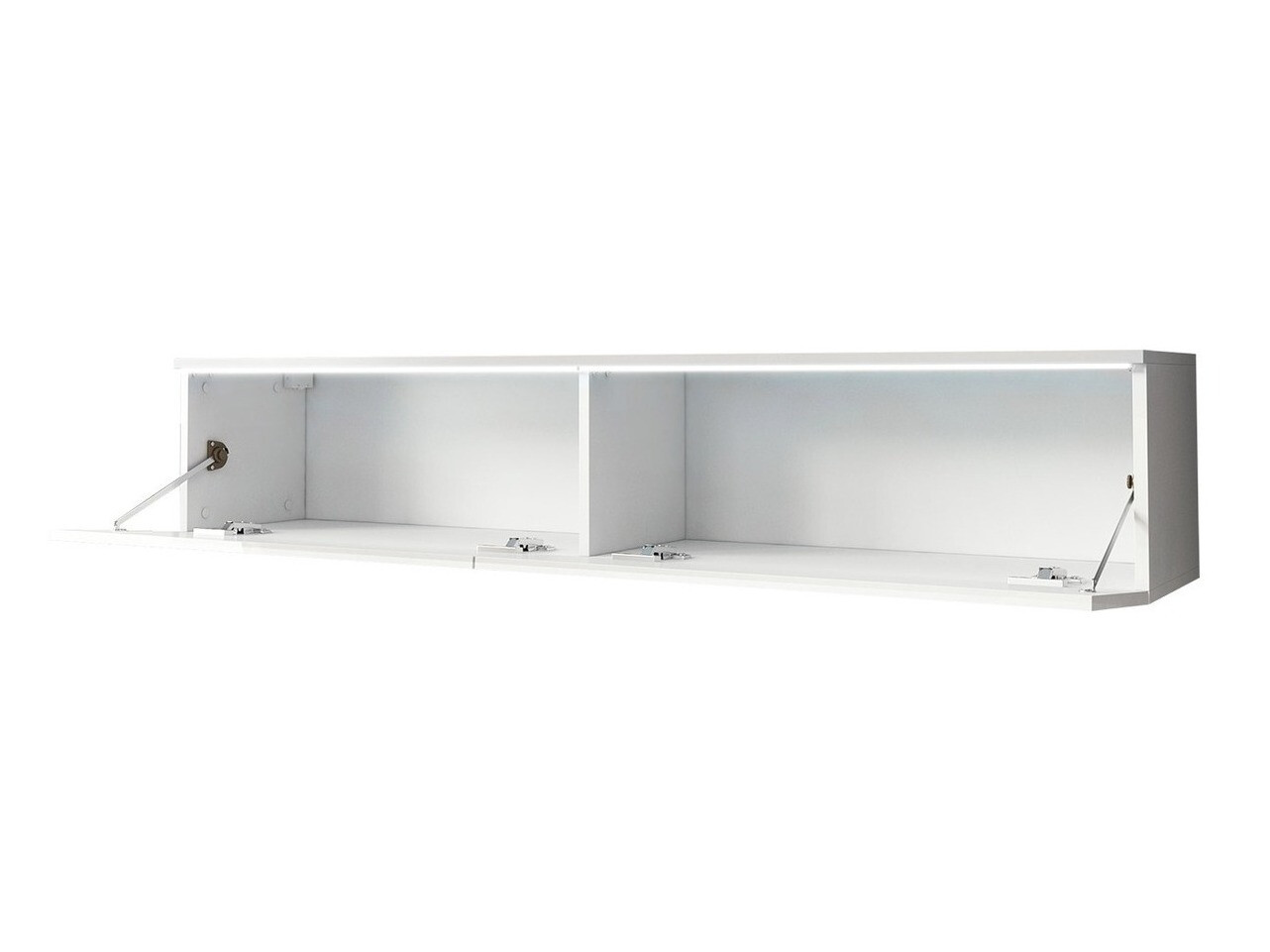 Mueble TV Scientia (Blanco + Blanco brillante)
