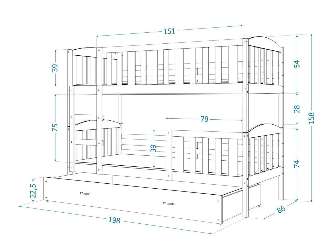 Litera Aurora 105 (Blanco)
