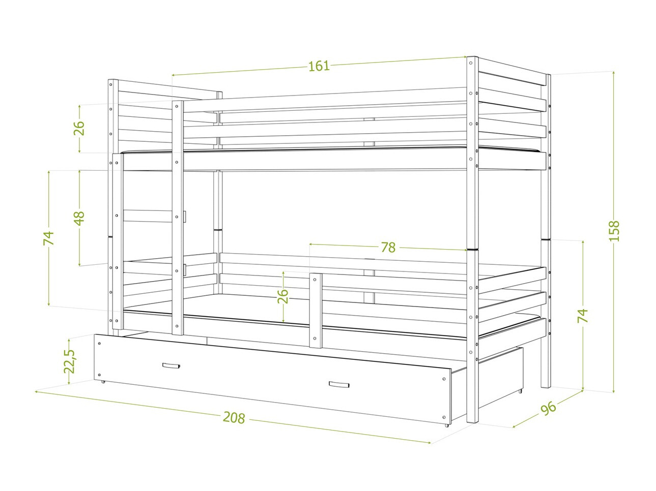 Litera Aurora 109 (Blanco)