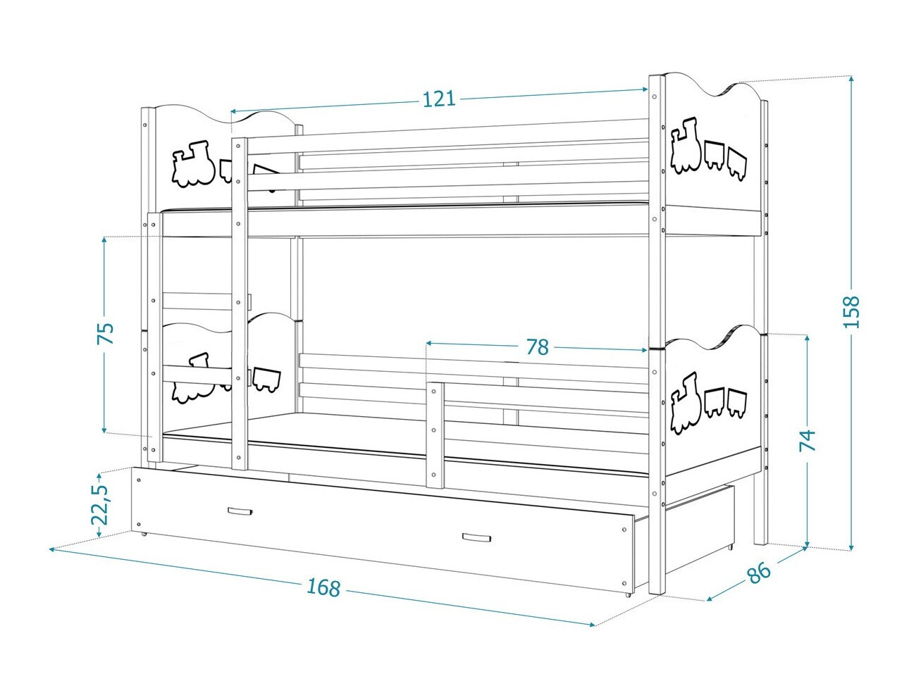 Litera Aurora 110 (Pino)